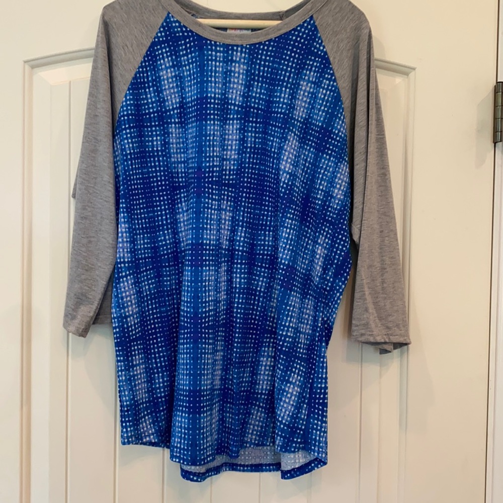 LulaRoe , size XL, like new, 3/4 sleeve
